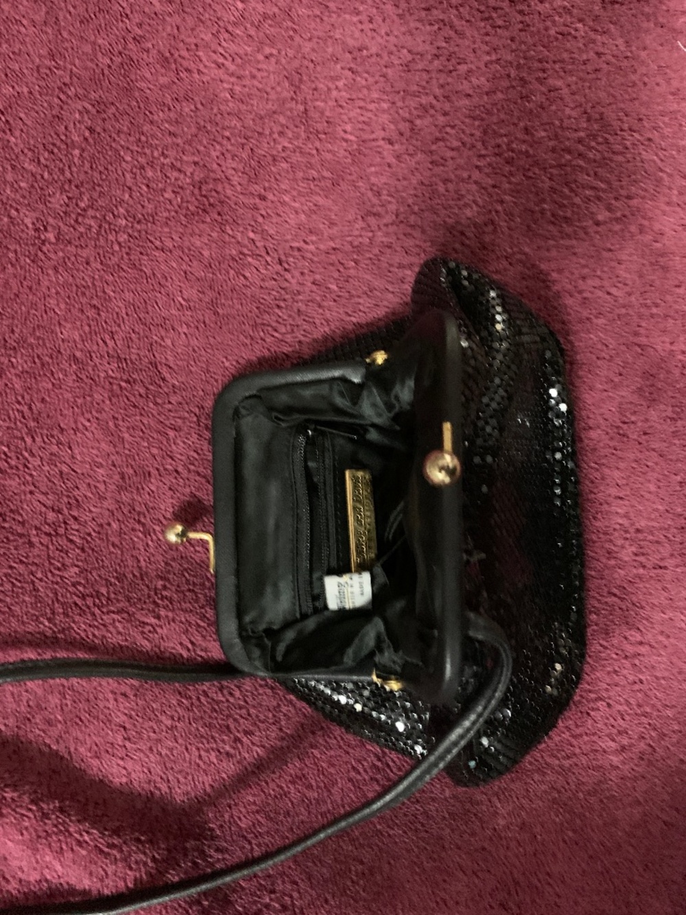 Whiting and Davis vintage purse